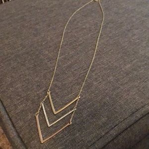 Long chevron necklace